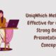 Which Methods Are Effective for Creating Strong Online Presentations