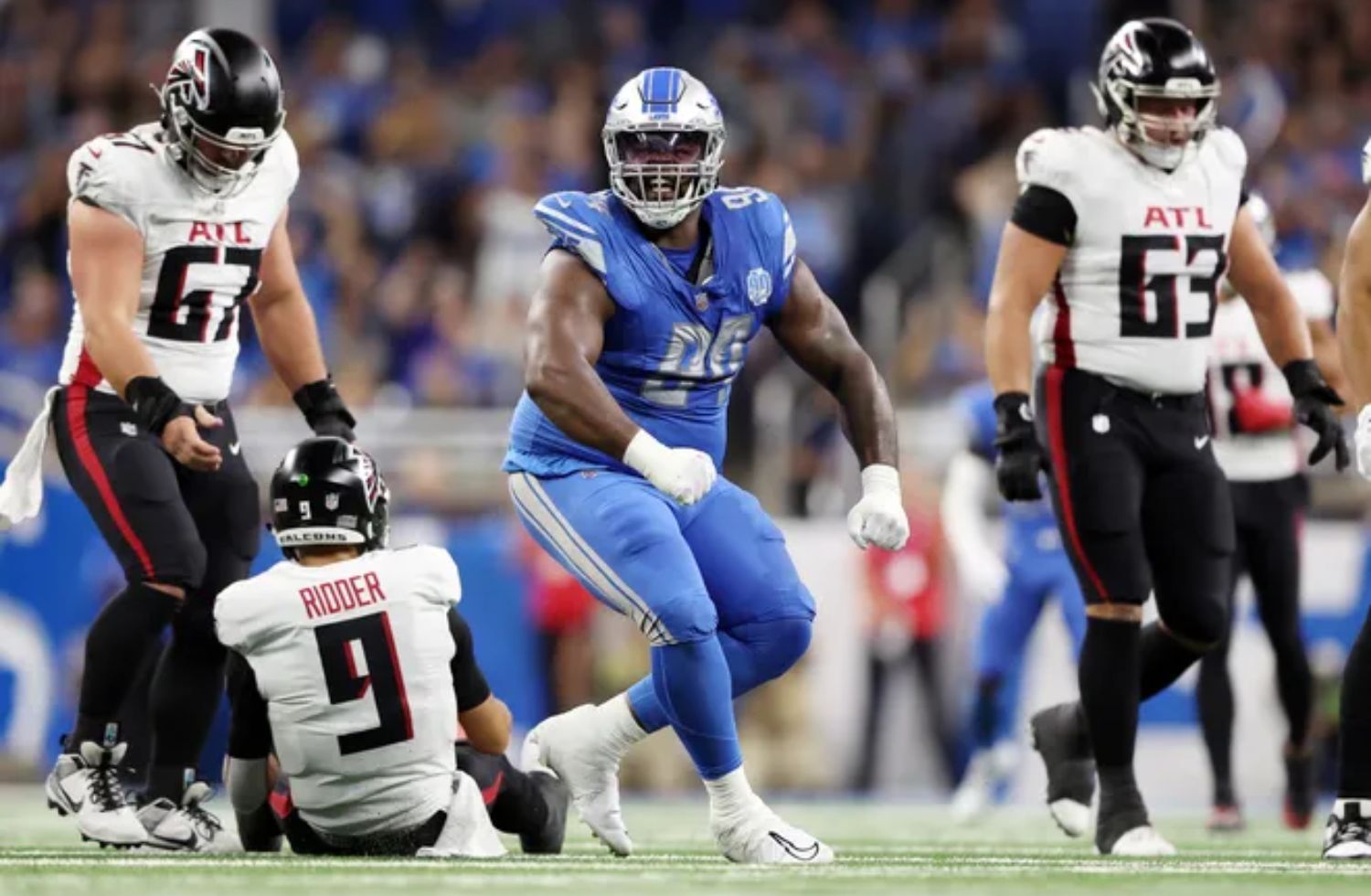 detroit lions vs atlanta falcons match player stats