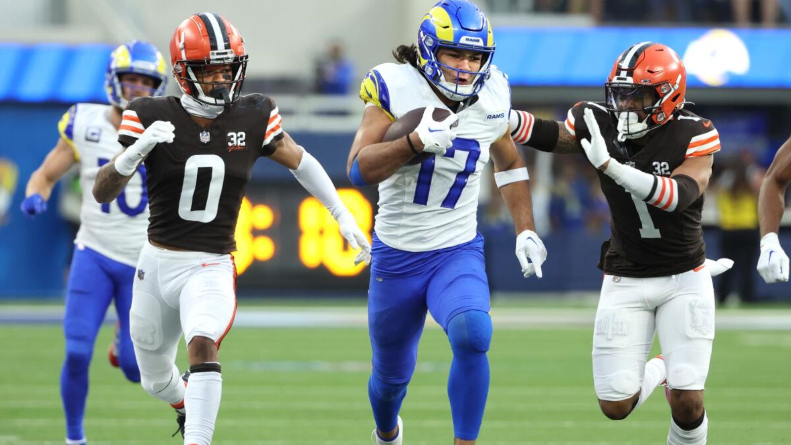 los angeles rams vs cleveland browns match player stats
