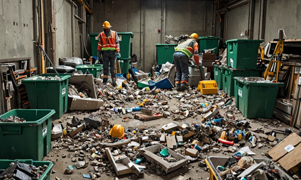 roll-off dumpster use for short