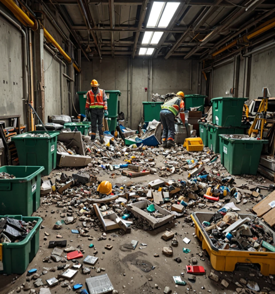 roll-off dumpster use for short